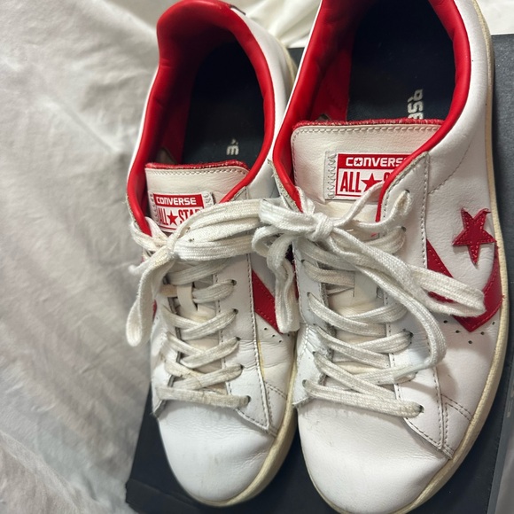 Used Converse pro leather 76 low white casino/ white 157423C - Picture 5 of 9